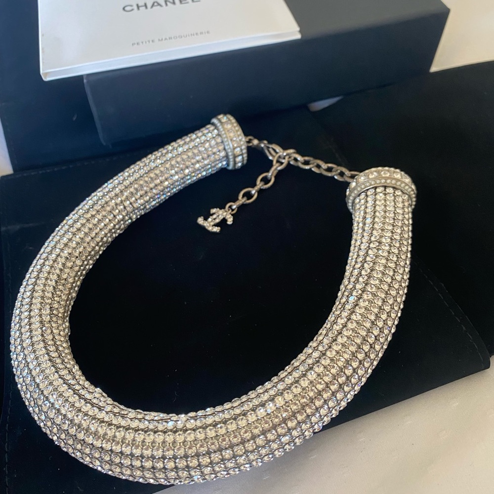 Chanel Crystal CC Necklace/ Chocker Limited